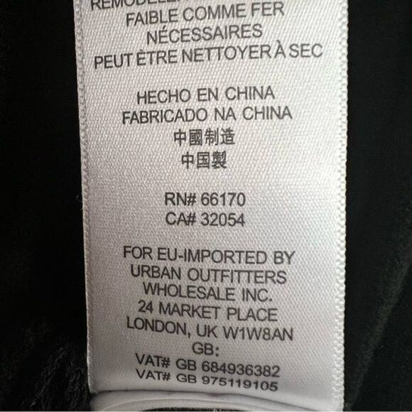 Free People The Andy Crisscross Slit Bell Sleeve Long Lined Black Sweater XS - Picture 5 of 12